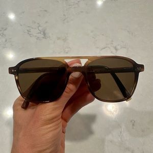 Warby Parker Brimmer Black Walnut Sunglasses